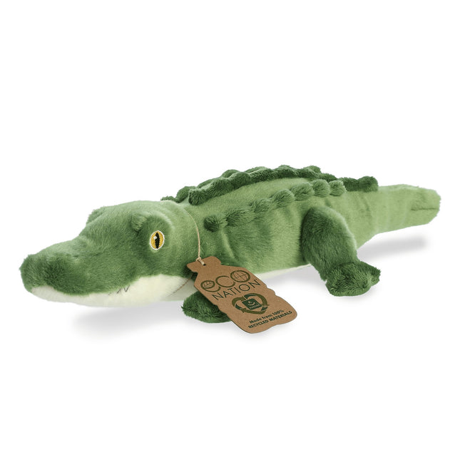 Aurora Eco Nation Aligator de pluș, 35 cm