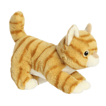 Aurora Eco Nation jucărie de pluș pisică tigrată portocalie, 15 cm