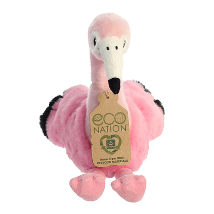 Aurora Eco Nation flamingo de pluș, 24 cm