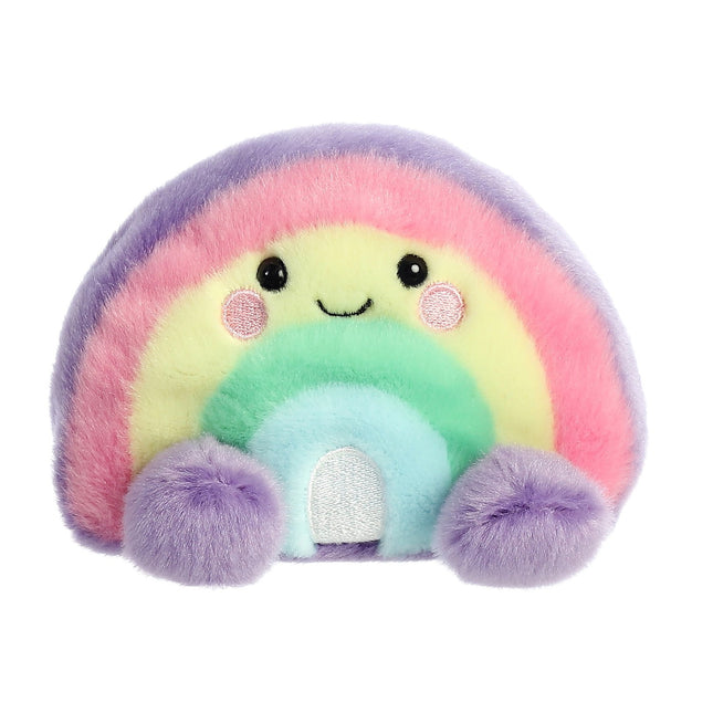 Aurora Palm Pals Curcubeu de pluș, 7 cm