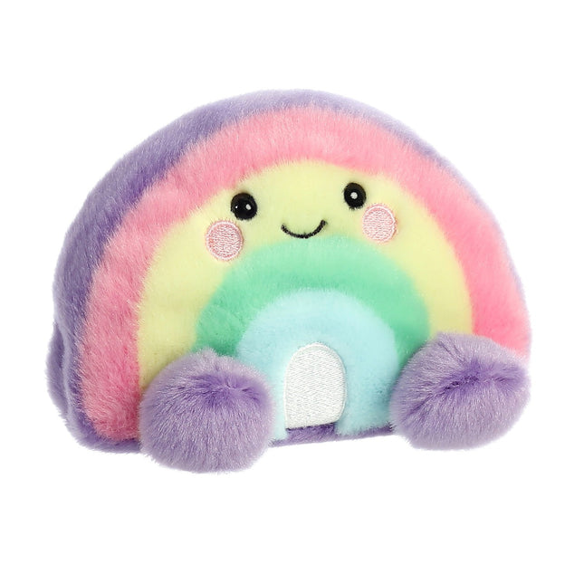 Aurora Palm Pals Curcubeu de pluș, 7 cm