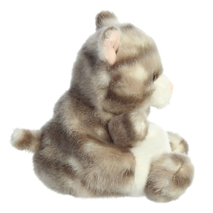Aurora Palm Pals Jucărie de pluș Pisică tigrată gri, 11 cm