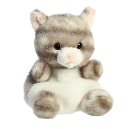 Aurora Palm Pals Jucărie de pluș Pisică tigrată gri, 11 cm