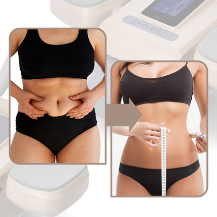 Roată automată pentru exerciții abdominale, afișaj LCD, maro