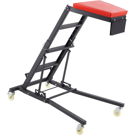 Automotive Topside Creeper, 42.5-64.8 In, 400 Lb