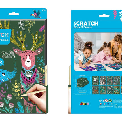 Avenir Caiet de desene animate A4 cu animale magice