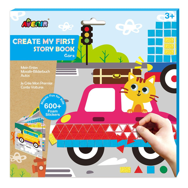 Avenir Create My First Story Book Mașini