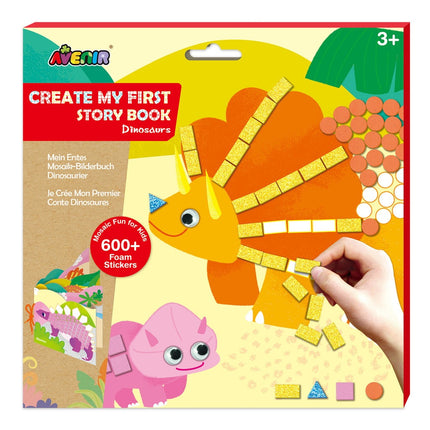 Avenir Create My First Story Book Dinozauri