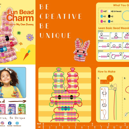 Avenir Fun Bead Charm - Creează-ți propriul iepuraș
