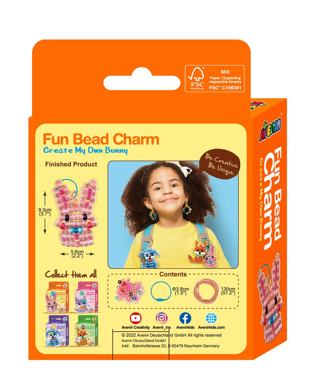 Avenir Fun Bead Charm - Creează-ți propriul iepuraș