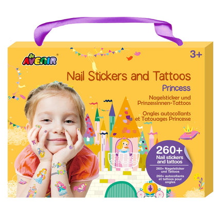 Avenir Stickere pentru unghii și tatuaje Prințesă