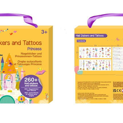 Avenir Stickere pentru unghii și tatuaje Prințesă