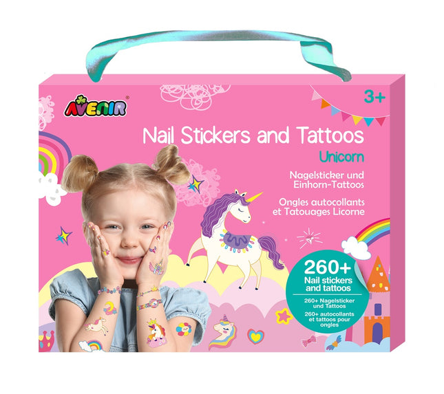 Avenir Stickere pentru unghii și tatuaje Unicorni