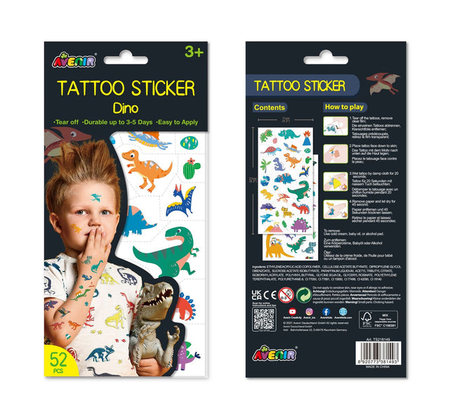 Avenir Tatuaje Temporare Dino