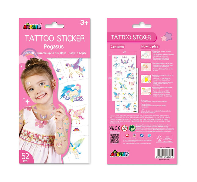 Avenir tatuaje temporare Pegasus