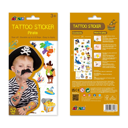 Avenir tatuaje temporare pirați