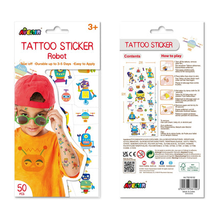 Avenir Tatuaje Temporare Robot