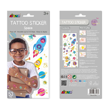 Avenir tatuaje temporare Space