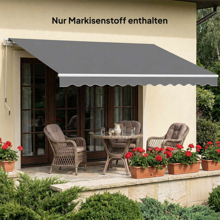 Înlocuire material textil pentru copertină, 3,37x2,5m, UPF 50+, impermeabil