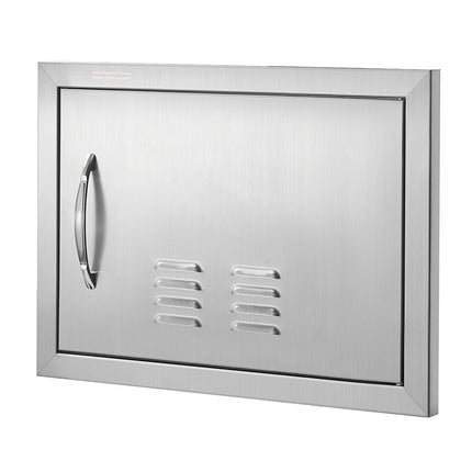 BBQ Access Door, Stainless Steel, 20x14 In, Vented