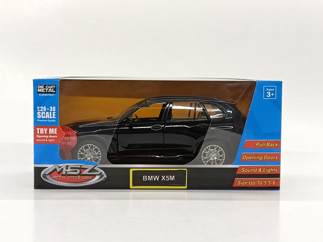 Model de mașină model BMW X5M, la scară 1:32