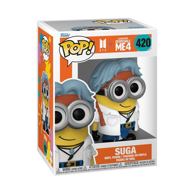 BTS x Despicable Me 4 Funko Pop! Figurină de vinil - Suga