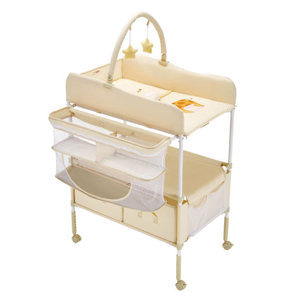 Baby Changing Table – Foldable, Adjustable Height, 2 Drawers