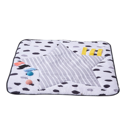 Baby Play Gym Mat, 6 Sensory Toys, 2 Touch Balls
