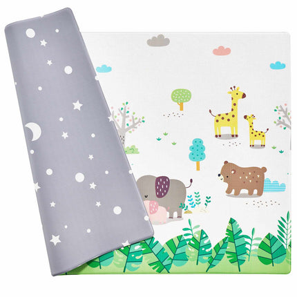 Baby Play Mat 55 x 82 in, Non-Slip Waterproof