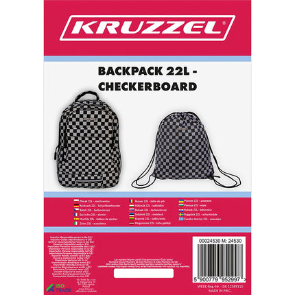 Rucsac 22L - table de șah Kruzzel 24530