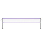 Plasa de badminton 600x60cm cu acoperire completa