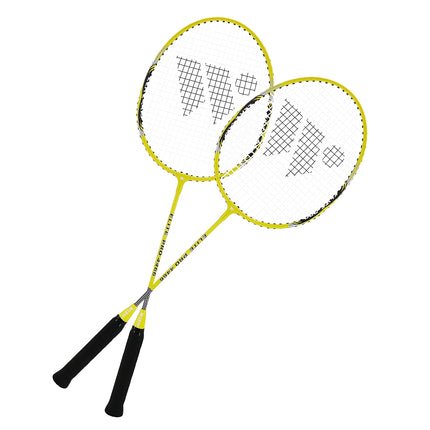 Set rachete badminton, 2 rachete, 3 volane, plasă