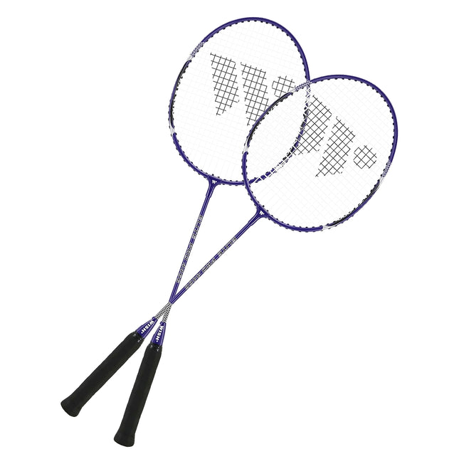 Set rachete badminton, 2 rachete, 3 volane, plasă