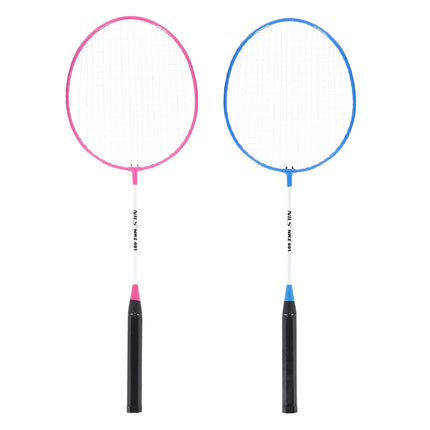 Set de rachete de badminton – oțel, 2 rachete + volan