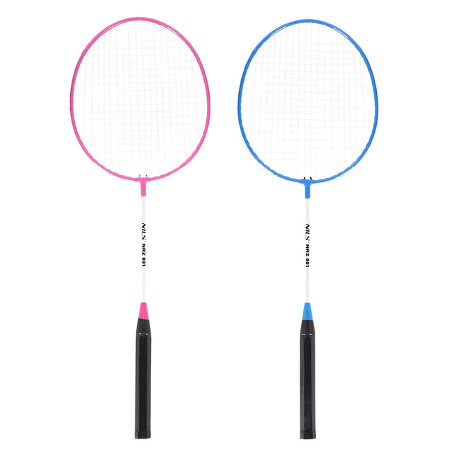 Set de rachete de badminton – oțel, 2 rachete + volan