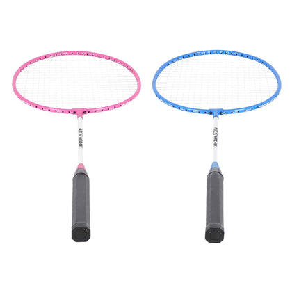 Set de rachete de badminton – oțel, 2 rachete + volan