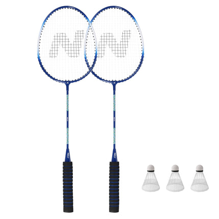 Set badminton – 2 rachete din aluminiu, 3 volane, husă