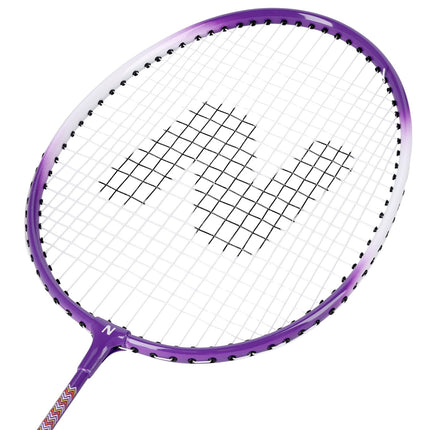 Set badminton: 2 rachete din aluminiu, 3 volane, husă