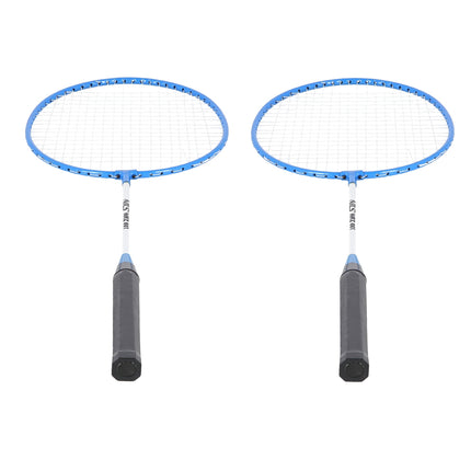 Set badminton – 2 rachete, albastru, include volane