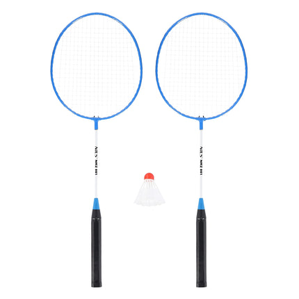 Set badminton – 2 rachete, albastru, include volane