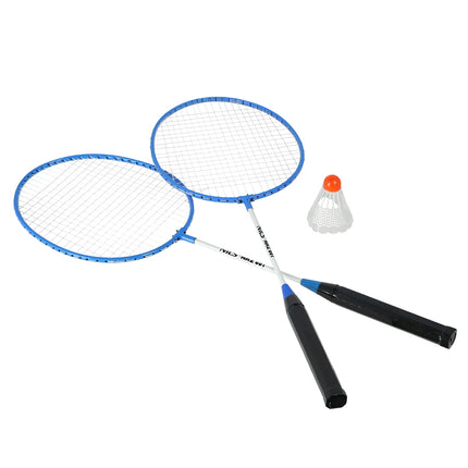 Set badminton – 2 rachete, albastru, include volane