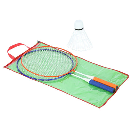 Set Badminton – 2 Rachete, Volane Junior, Oțel