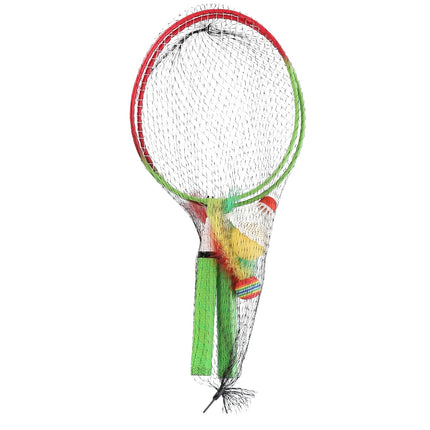 Set Badminton, 2 Rachete + Volani + Mingi, Junior