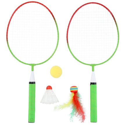 Set Badminton, 2 Rachete + Volani + Mingi, Junior
