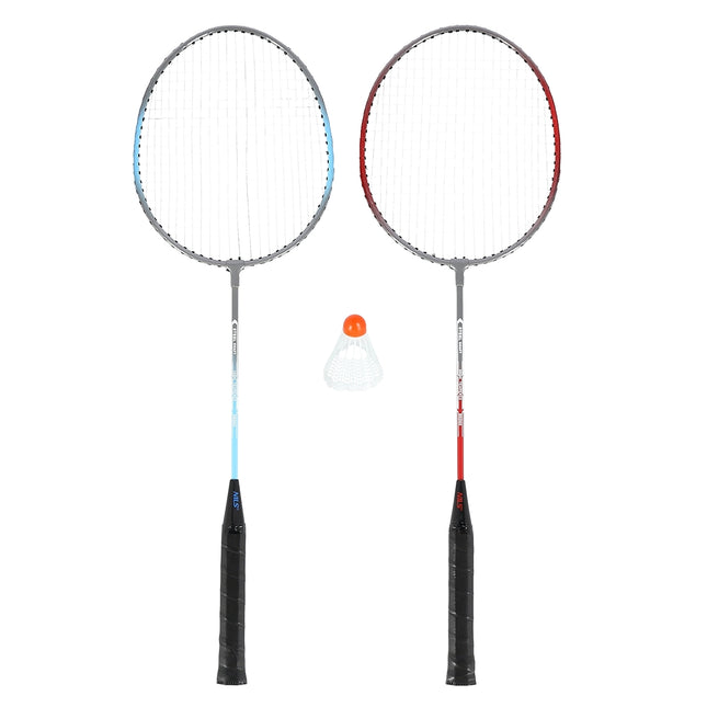 Set badminton, 2 rachete din oțel + volane