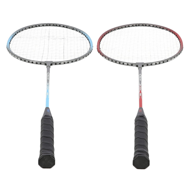 Set badminton, 2 rachete din oțel + volane