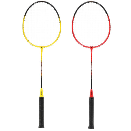 Set badminton – 4 rachete, 3 volane cu pene, plasă