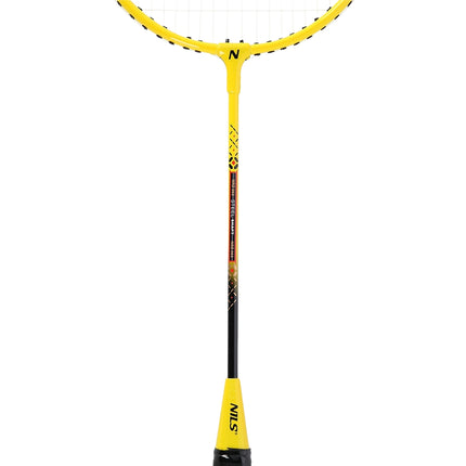 Set de badminton cu 2 rachete, 3 volane, plasă și husă