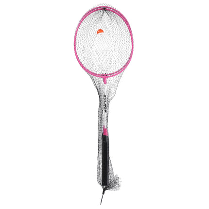 Set Badminton cu 2 Rachete, Roz + Volani