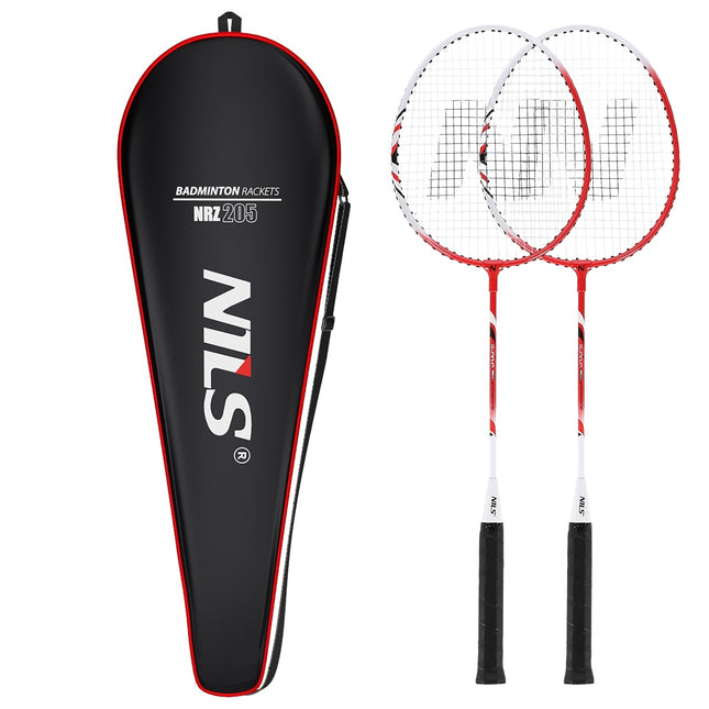 Set de badminton cu rachete și husă din aluminiu